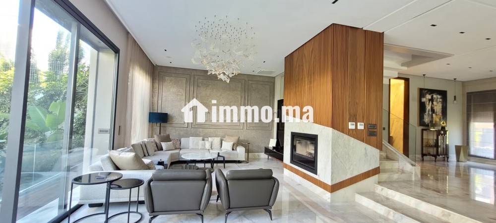 Villa neuve, moderne et luxueusement meublée - Location Immobilier - Casablanca - photo 8