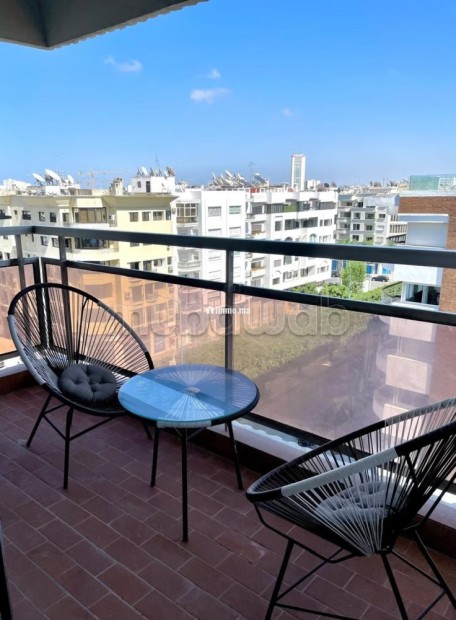Bel appt meuble en location racine - Location Immobilier - Casablanca - photo 1