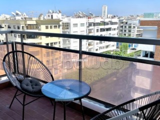Bel appt meuble en location racine - Appartement à louer - Casablanca