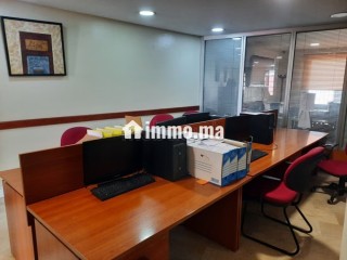 Bureau équipé à louer à l'agdal - Bureau à louer - Rabat