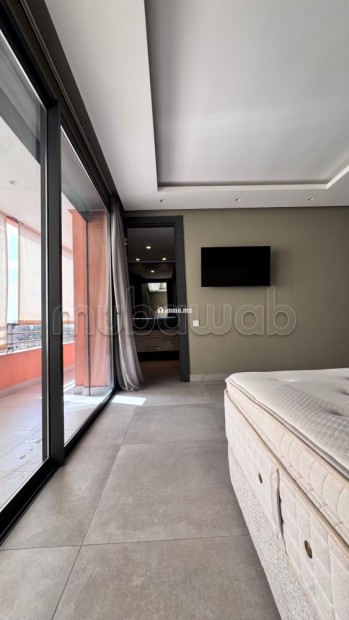 Magnifique appartement moderne à louer quartier Victor Hugo – 2 chambres – 124 m² – Orientation plein sud, sans vis à vis - Location Immobilier - Marrakech - photo 7