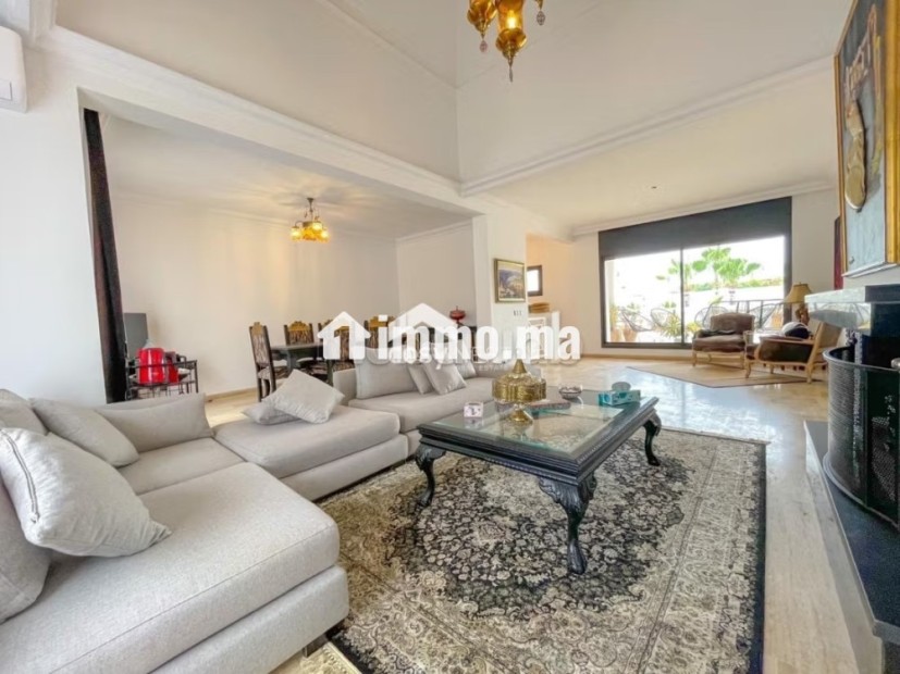 Très bel appartement en location à Ain Diab. Surface de 260 m². Bien meublé - Location Immobilier - Casablanca - photo 5