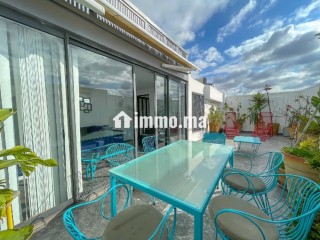 Triangle d'or, Duplex 175m² meublé avec Terrasse - Appartement à louer - Casablanca