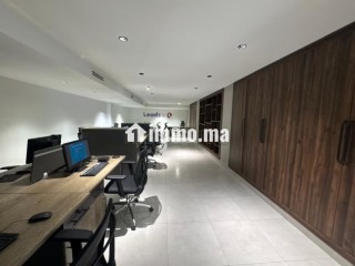 Bureau Prime 378 M² Aménagé Meublé En Location - Bureau à louer - Casablanca