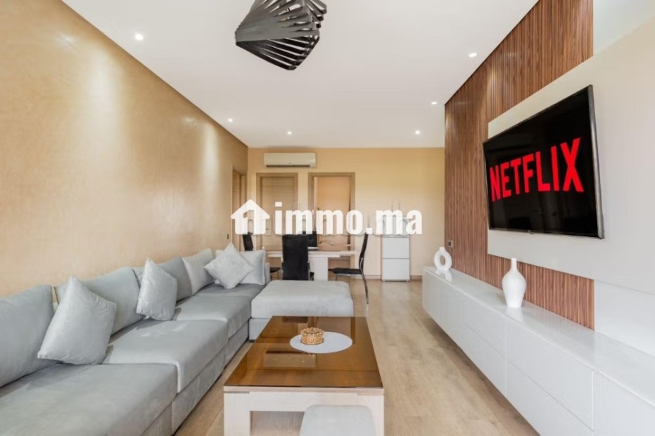 Location d'un appartement à Agdal. Surface de 95 m². Bien meublé - Location Immobilier - Marrakech - photo 3