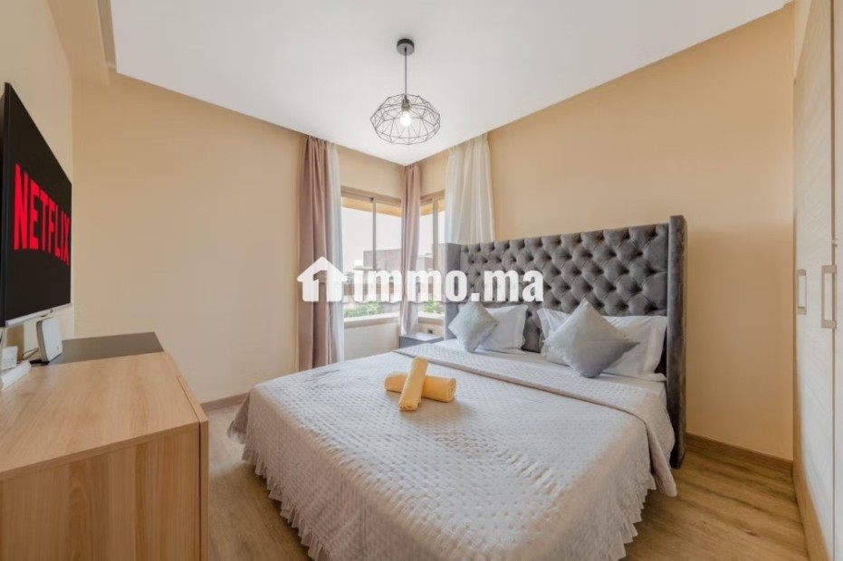 Location d'un appartement à Agdal. Surface de 95 m². Bien meublé - Location Immobilier - Marrakech - photo 6