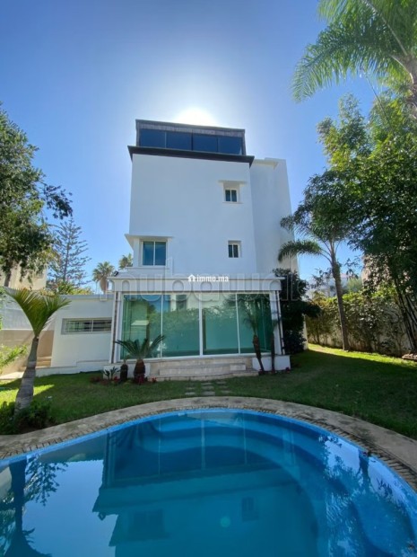 Villa avec ascenseur EN LOCATION à Hassan RABAT - Location Immobilier - Rabat - photo 1
