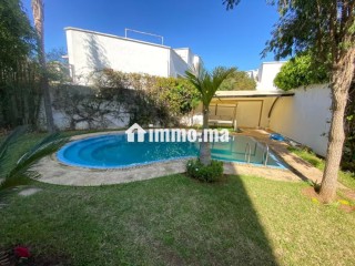 Villa avec ascenseur EN LOCATION à Hassan RABAT - Villa à louer - Rabat