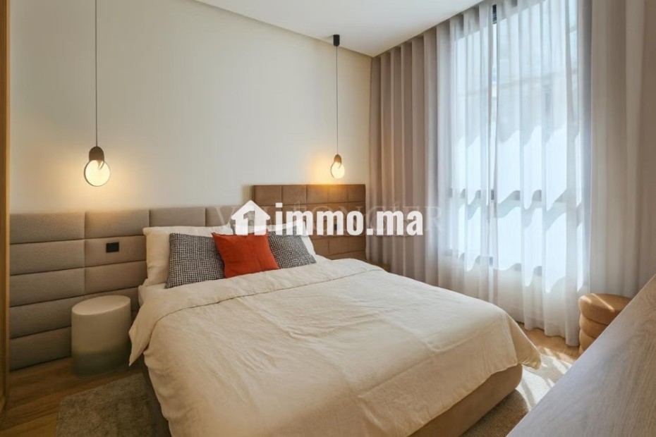 Location appartement 2chambres meublé moderne avec terrasse à Anfaplace,
Ain Diab - Location Immobilier - Casablanca - photo 8