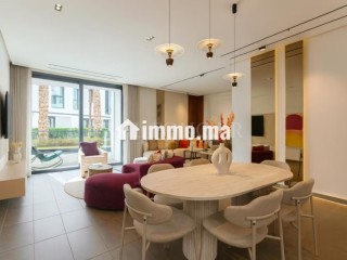 Location appartement 2chambres meublé moderne avec terrasse à Anfaplace,
Ain Diab - Appartement à louer - Casablanca
