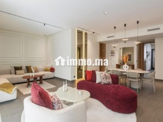 Location appartement 2chambres meublé moderne avec terrasse à Anfaplace,
Ain Diab - Appartement à louer - Casablanca