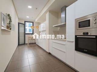 Location appartement 2chambres meublé moderne avec terrasse à Anfaplace,
Ain Diab - Appartement à louer - Casablanca