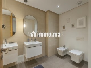 Location appartement 2chambres meublé moderne avec terrasse à Anfaplace,
Ain Diab - Appartement à louer - Casablanca