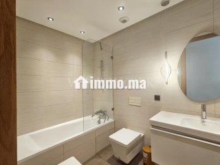 Location appartement 2chambres meublé moderne avec terrasse à Anfaplace,
Ain Diab - Appartement à louer - Casablanca
