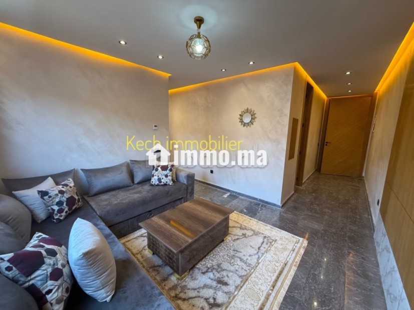 Louez cet appartement à Route de Safi.
Surface totale 59 m².
Meublé - Location Immobilier - Marrakech - photo 2