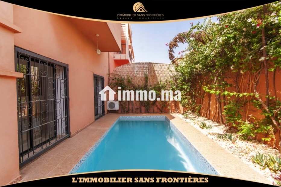 Villa Vide à Louer de 300 m², piscine privée–Targa - Location Immobilier - Marrakech - photo 1