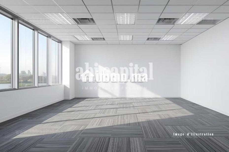 Plateau de bureaux aménagé de 65 m² étage - Location Immobilier - Rabat - photo 1