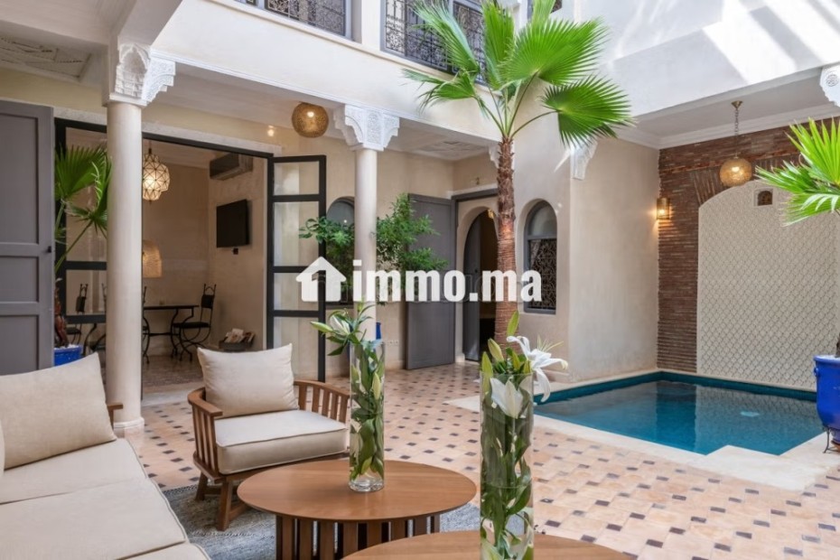 Riad d’exception titré au cœur de la médina - Vente Immobilier - Marrakech - photo 1