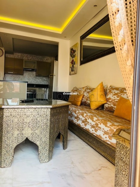 Appartements à louer à Guéliz. 3 chambres. Salon traditionnel marocain, résidence sécurisée - Vente Immobilier - Marrakech - photo 2