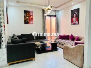 Location saisonnière à Guéliz. Surface de 90 m². Antenne parabolique, résidence sécurisée - Appartement à vendre - Marrakech