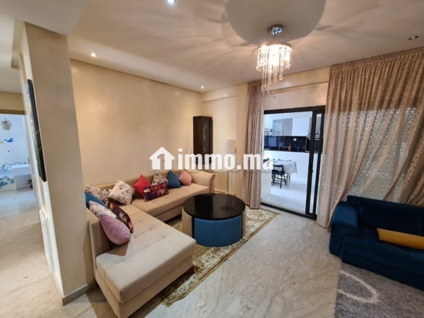 Location meublé Bourgogne salon 3 chambres - Location Immobilier - Casablanca - photo 3