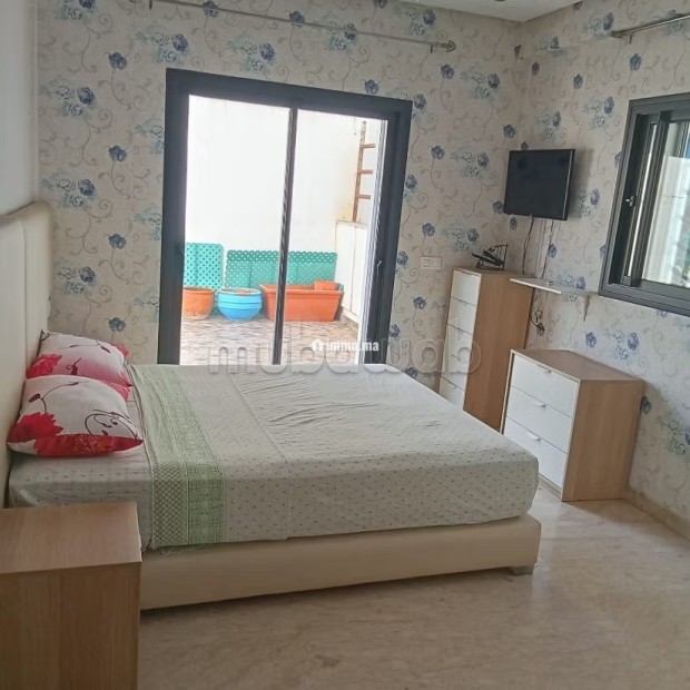 Location meublé Bourgogne salon 3 chambres - Location Immobilier - Casablanca - photo 5