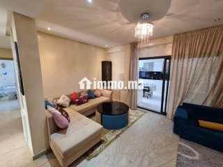 Location meublé Bourgogne salon 3 chambres - Appartement à louer - Casablanca