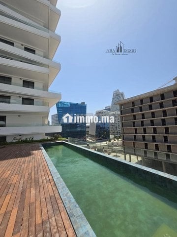 Studio Premium, Terrasse et Piscine à Débordement - Location Immobilier - Casablanca - photo 3
