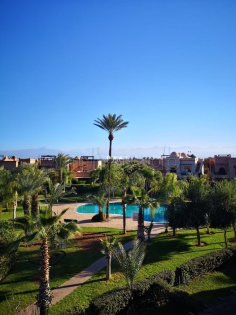Dans très belle résidence, appartement meublé, 2 ch, terrasse et rooftop, vue Atlas - Vente Immobilier - Marrakech - photo 1