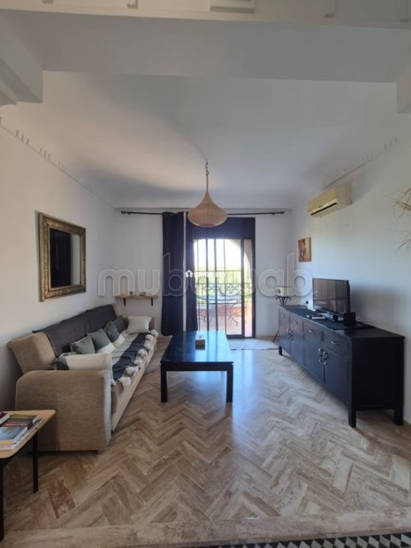 Dans très belle résidence, appartement meublé, 2 ch, terrasse et rooftop, vue Atlas - Vente Immobilier - Marrakech - photo 4