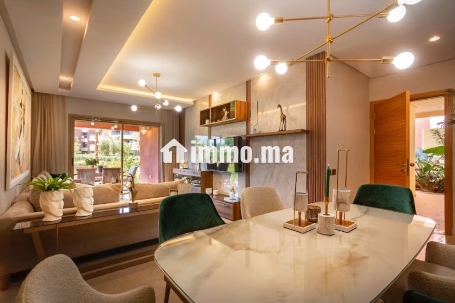 Appartement Rez de Jardin Meublé à Prestigia - Location Immobilier - Marrakech - photo 2