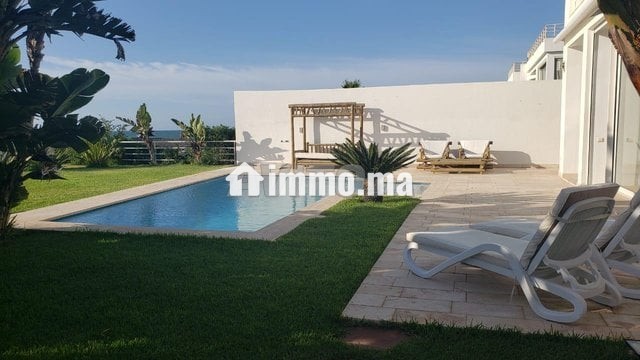 Villa neuf avec piscine vue sur mer à harhoura - Vente Immobilier - Temara - photo 8