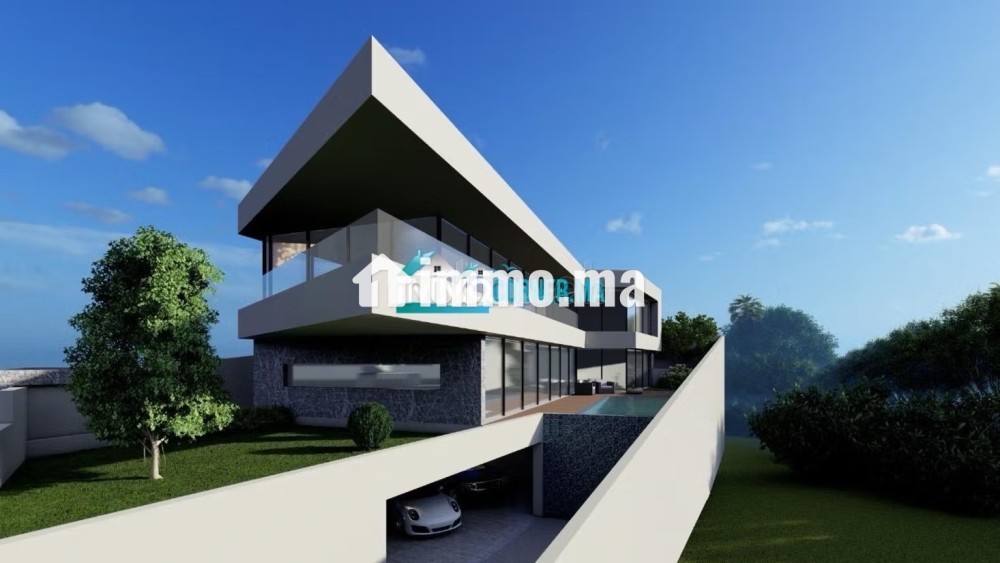 Terrain à vendre avec projet de villa prêt à construire – Vue exceptionnelle sur mer à jbila achakar - Vente Immobilier - Tanger - photo 3