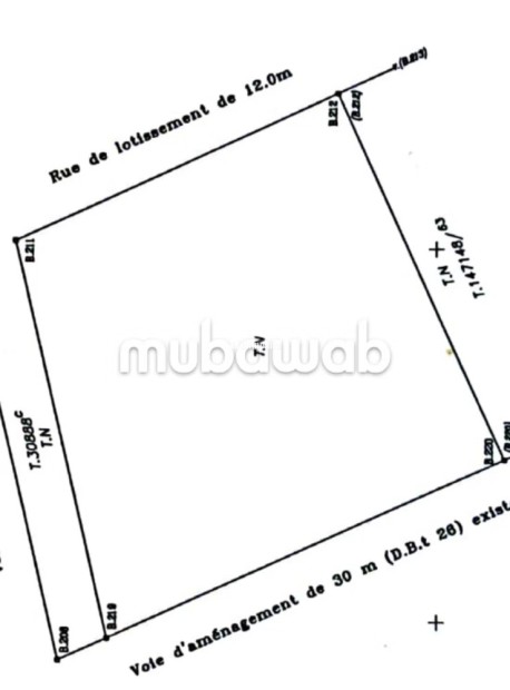Terrain en vente à Dar Bouazza. Superficie 714 m² - Vente Immobilier - Dar Bouazza - photo 1