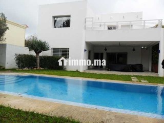 Villa meublée avec piscine à Hay Riad - Villa à louer - Rabat
