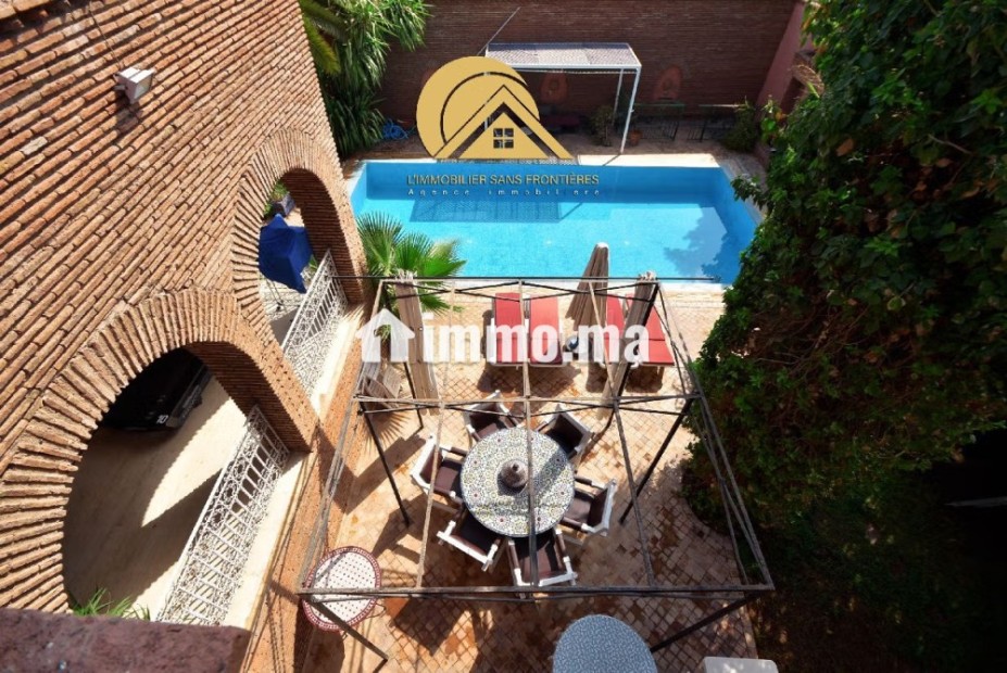 Villa meublée à vendre 1010m² Targa Marrakech - Vente Immobilier - Marrakech - photo 2