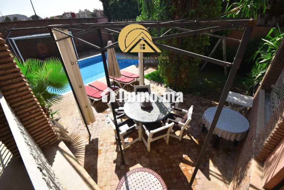 Villa meublée à vendre 1010m² Targa Marrakech - Vente Immobilier - Marrakech - photo 5