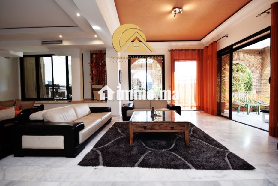 Villa meublée à vendre 1010m² Targa Marrakech - Vente Immobilier - Marrakech - photo 8
