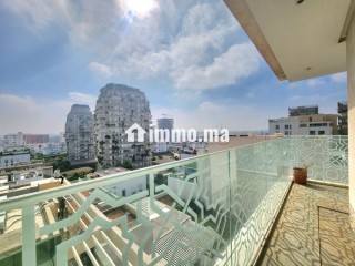 Louez cet appartement à Casablanca Finance City. 2 chambres. Service de concierge et climatisation - Appartement à louer - Casablanca