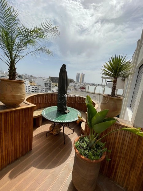 Bel appart au 9éme Etg avec terrasse plein Gauthier - Location Immobilier - Casablanca - photo 3