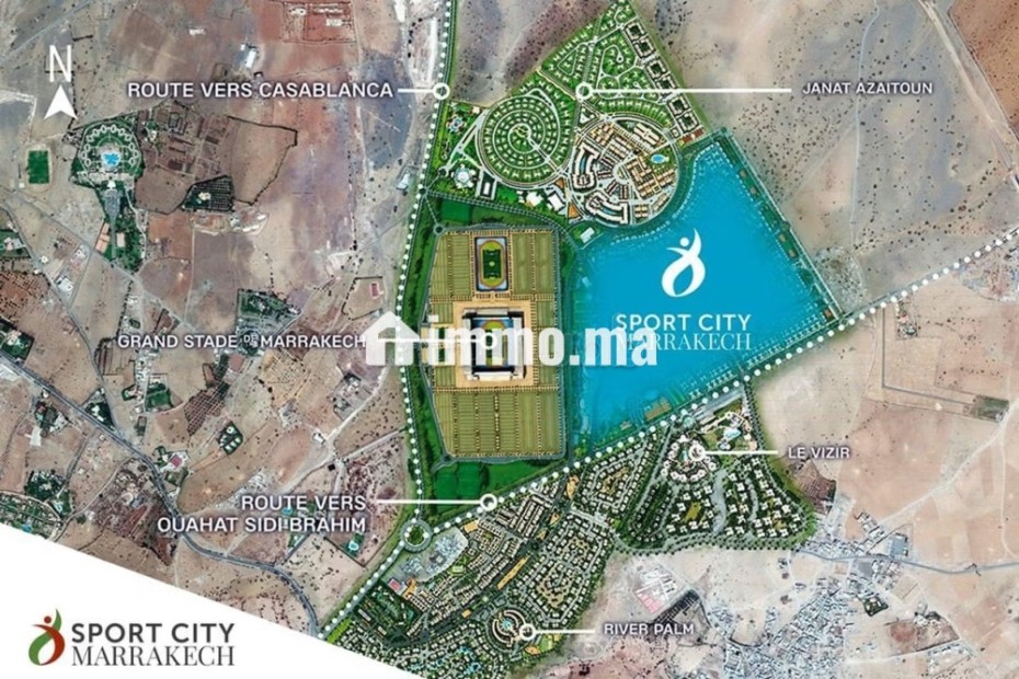 Lot de terrain à vendre – Marrakech Sport City - Vente Immobilier - Marrakech - photo 1