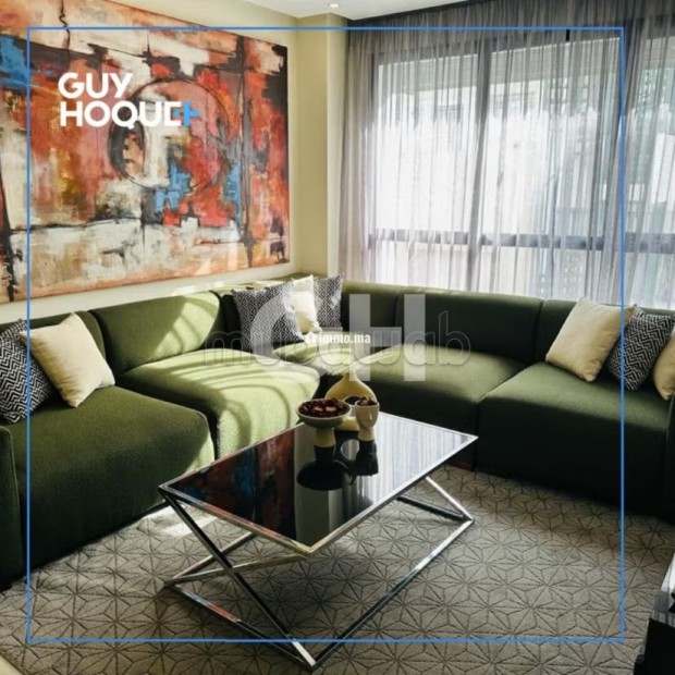 Tres beau studio meublé à la location en plein coeur du triangle d'or - Location Immobilier - Casablanca - photo 1