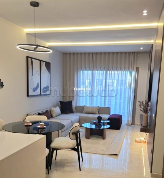Studio Meublé Haut Standing Neuf de 56 m² avec Vue Piscine à Louer – Nouaceur Casablanca - Location Immobilier - Nouaceur - photo 1
