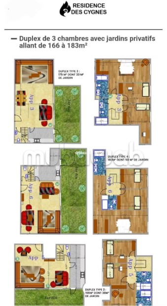 Joli duplex avec Rez de jardin à vendre 129 m² - Vente Immobilier - Casablanca - photo 8