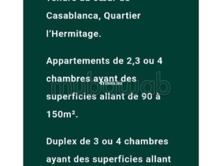 Joli duplex avec Rez de jardin à vendre 129 m² - Appartement à vendre - Casablanca