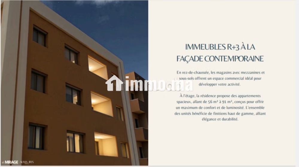 Vente d'un bel appartement à Bouaakkaz. Surface totale 80 m² - Vente Immobilier - Marrakech - photo 1