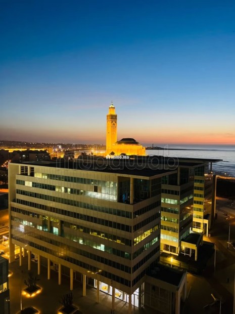 Location d'un appartement à Casablanca Marina. 1 belle chambre. Avec ascenseur et terrasse - Vente Immobilier - Casablanca - photo 1