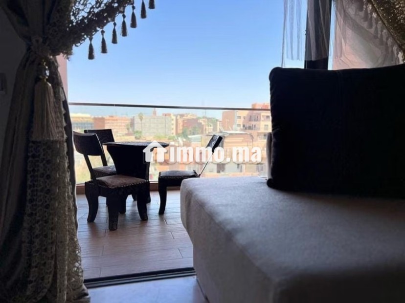 Location d'un appartement à Guéliz. 2 pièces confortables. Antenne parabolique, résidence sécurisée - Vente Immobilier - Marrakech - photo 4