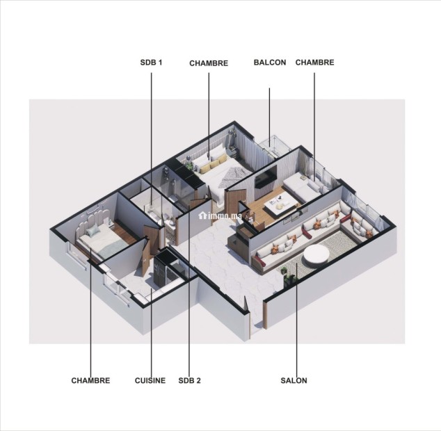 Vente des Appartements sur plan à Témara - Vente Immobilier - Temara - photo 2