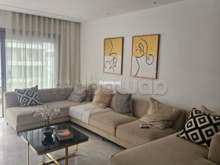 Casablanca Finance City Magnifique Appartement 2 chambres meublé avec terasse au 5 eme etage avec piscine - Appartement à louer - Casablanca